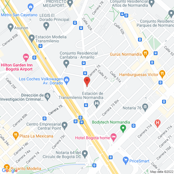 Mapa de Aduanera Mundial S.I.A. Ltda