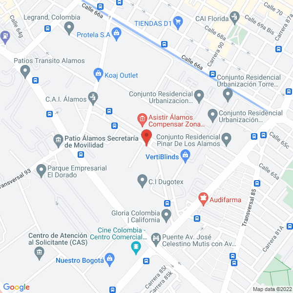 Mapa de Aerodelicias Ltda.