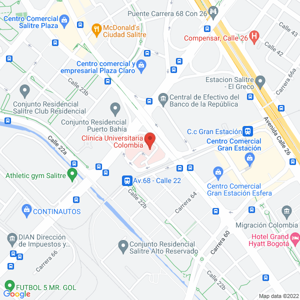 Mapa de Agencia Central De Comedia S.A.S.