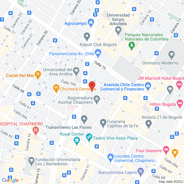 Mapa de Adarcol Finca Raíz