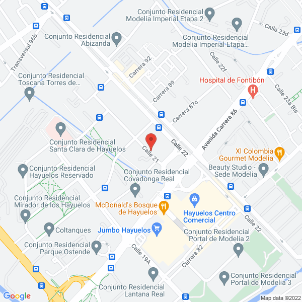 Mapa de Admidata S.A.S.