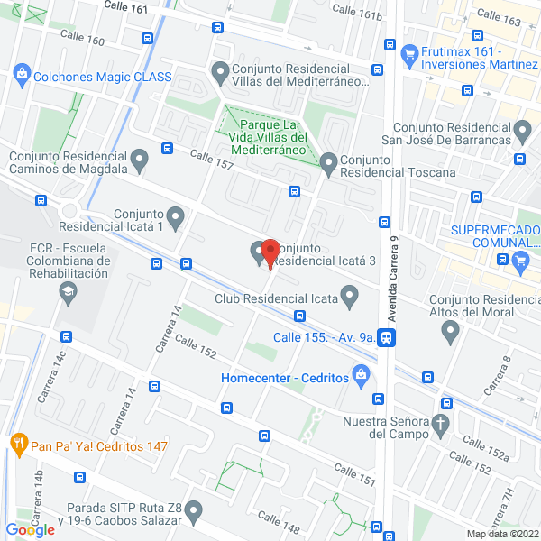 Mapa de Administradora De Multiservicios Ltda.