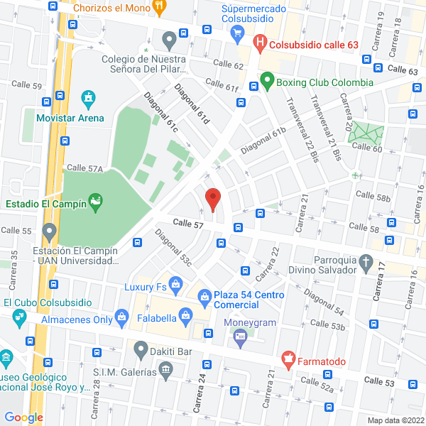 Mapa de Acrow Construcción