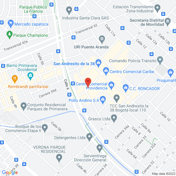 Mapa de Acticom Comunicaciones
