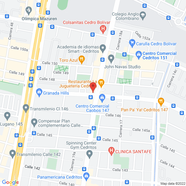Mapa de Actifarma S.A.