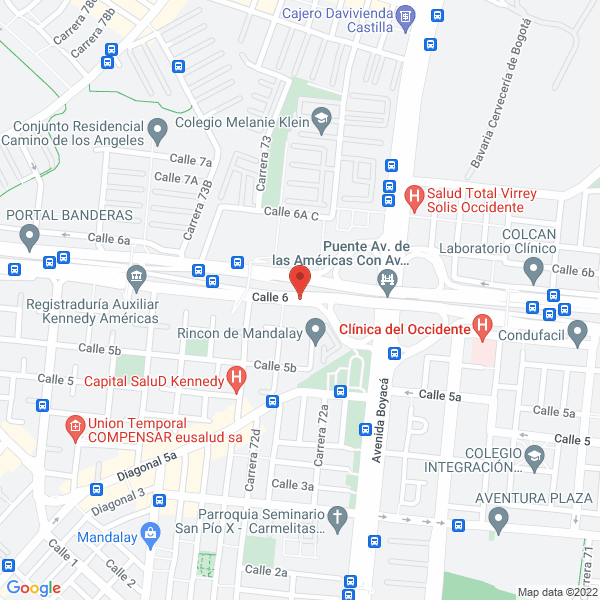 Mapa de Administradora J.M. Ltda.