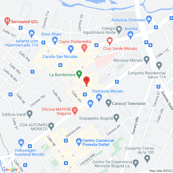 Mapa de Ads Pharma S.A.S.