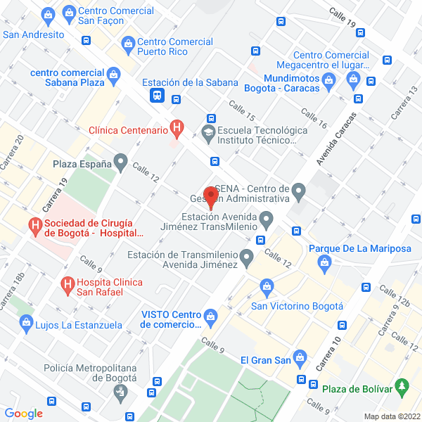 Mapa de Agimat Ltda.