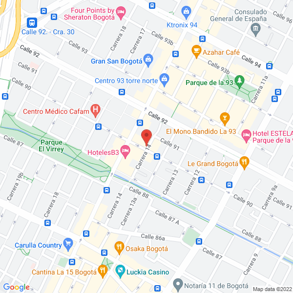 Mapa de Afianzar Sociedad Asesora En Seguros Ltda.