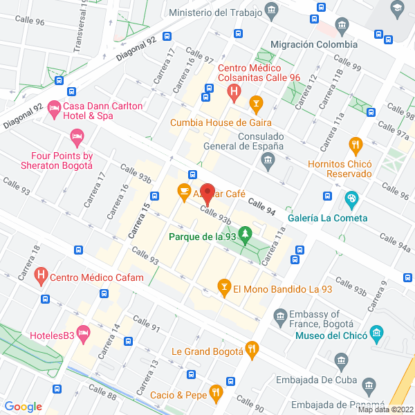 Mapa de Afisec Ltda