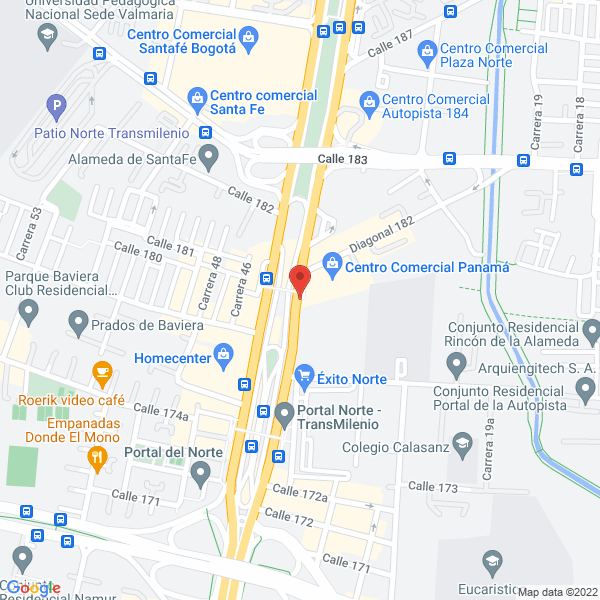 Mapa de Afyc Viajes Y Turismo S.A.S
