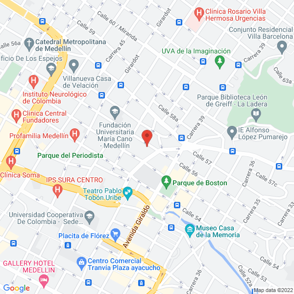Map of Agasajos Expobanquetes