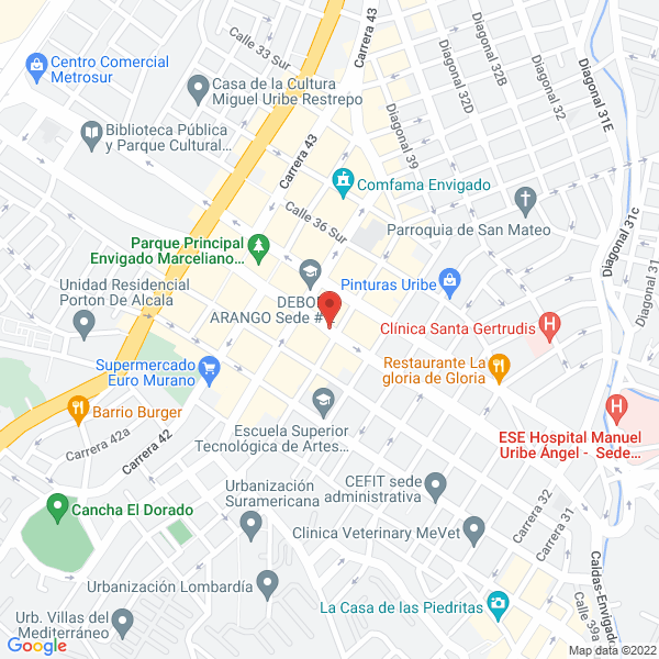 Map of Agencia De Abarrotes Garcés Y Ochoa