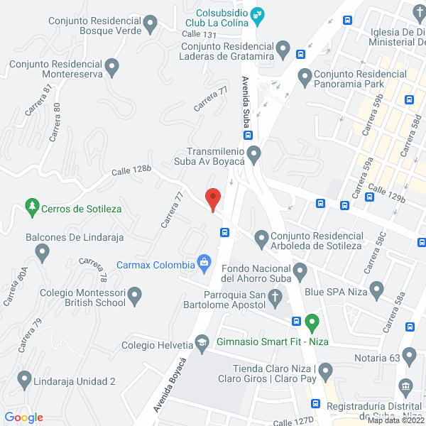 Mapa de Arte Y Gourmet Eventos