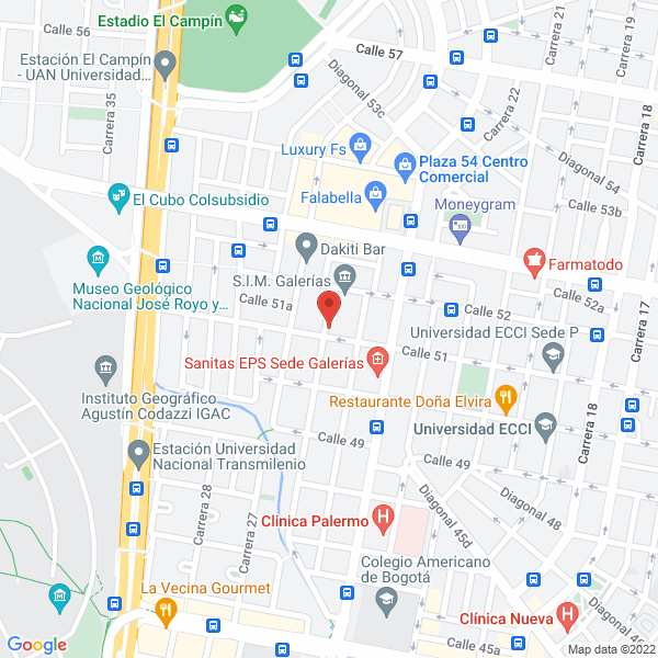 Mapa de Almacén Y Orfebrería Palacios