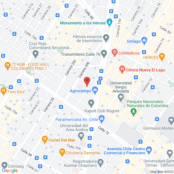 Mapa de Almacén Y Talabartería Luis C. Chamorro