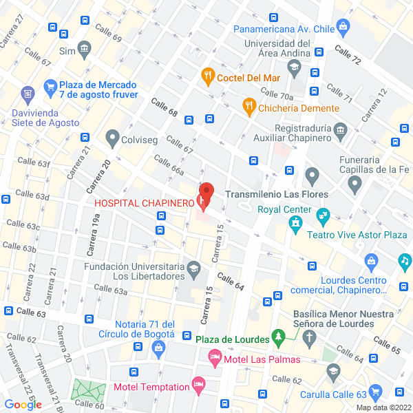 Mapa de Almacén Y Taller Atlántico