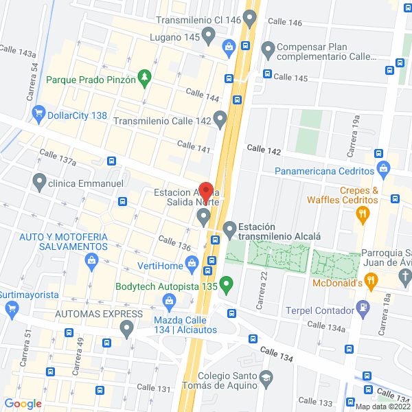 Mapa de Arq Natto Ltda