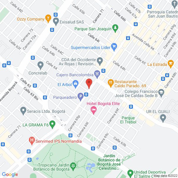 Mapa de Arquet S.A.S.