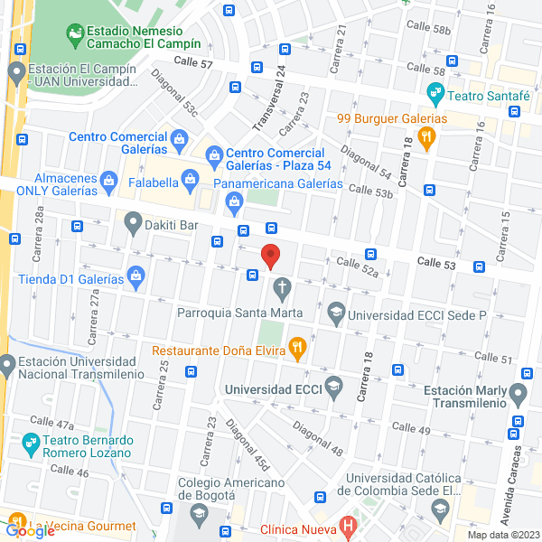 Mapa de Atm Eventos Y Comunicaciones Estratégica S Ltda.