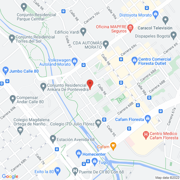 Mapa de Alvarez & Alvarez Cía Ltda Asesores De Seguros La Gente De Seguros