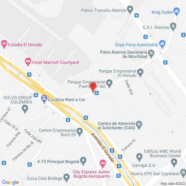 Mapa de Articulos Exclusivos Ja Colombia S.A.S.