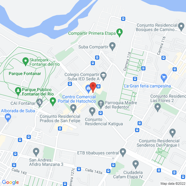 Mapa de As Colombia