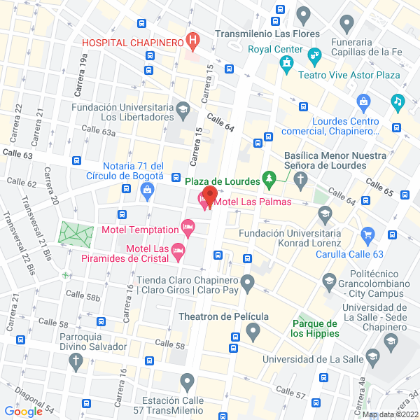 Mapa de Amarte Suite