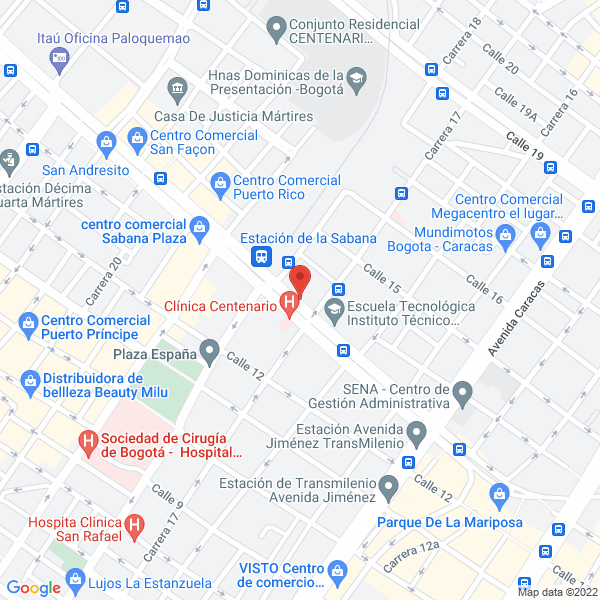 Mapa de Acrílicos Bodegón De La 13