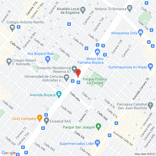 Mapa de Bogotá Divipack