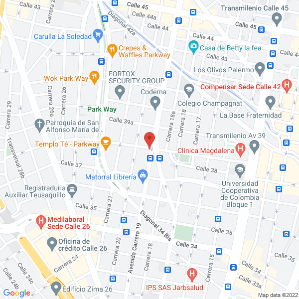Mapa de Business Solutions Consultants S.A.S.