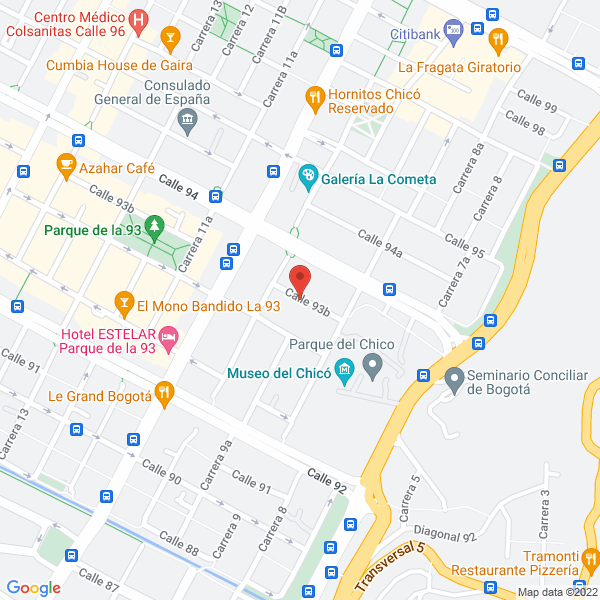 Mapa de C I Agroaromas S.A.S.