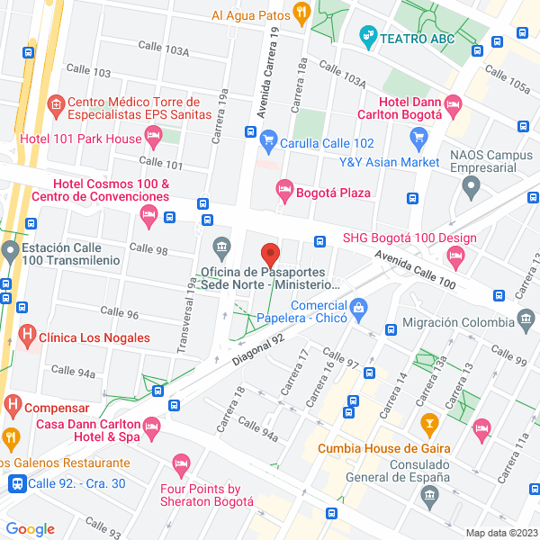 Mapa de C I Faguaflowers S.A.