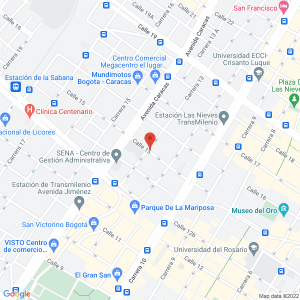 Mapa de Bernal Hermanos Pinturas