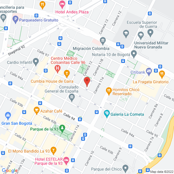 Mapa de Betatonio Administración