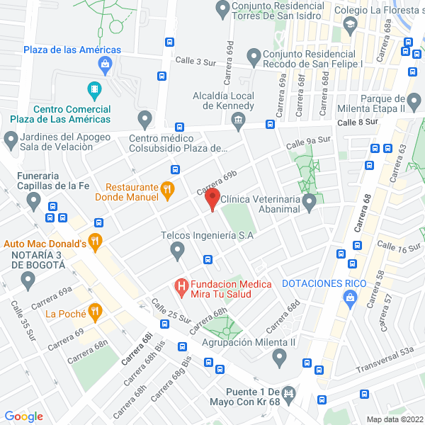 Mapa de Avisos Gamacril Ltda.