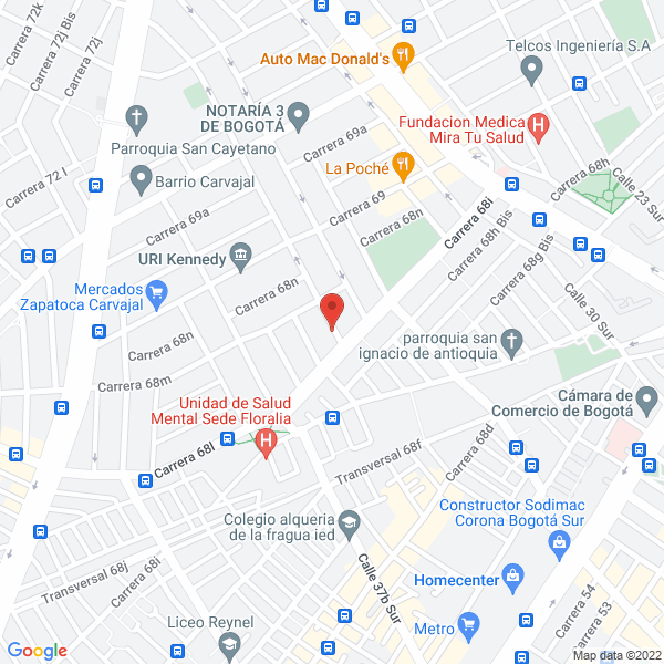 Mapa de Beedony