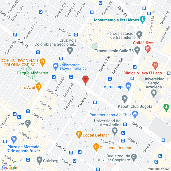 Mapa de Bookafe Libreria Y Caféteria Ltda.
