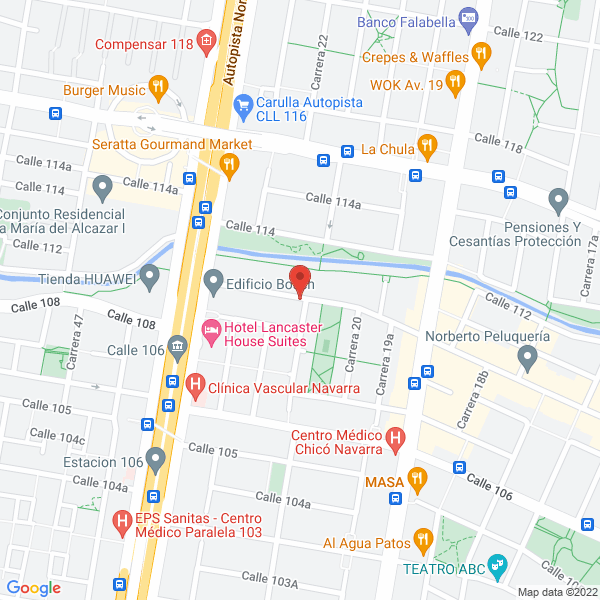 Mapa de Borrero Y Arce Ltda
