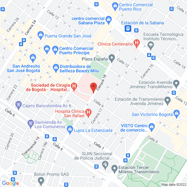 Mapa de Bronce Latón Y Aleaciones Bogotá