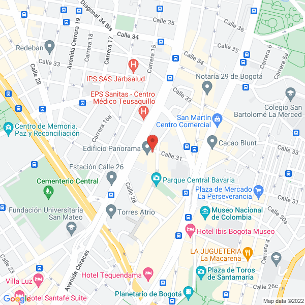 Mapa de C I Procoexpo S.A.S.