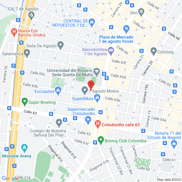 Mapa de C Y C Repuestos Ltda.