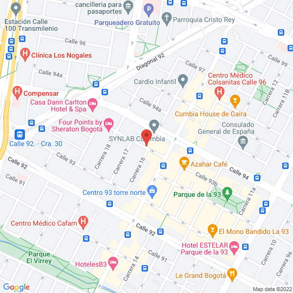 Mapa de Cca Ingenieros Contratistas Y Cía. Ltda.