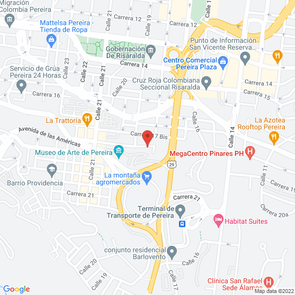 Map of Canales Bajantes Y Cubiertas
