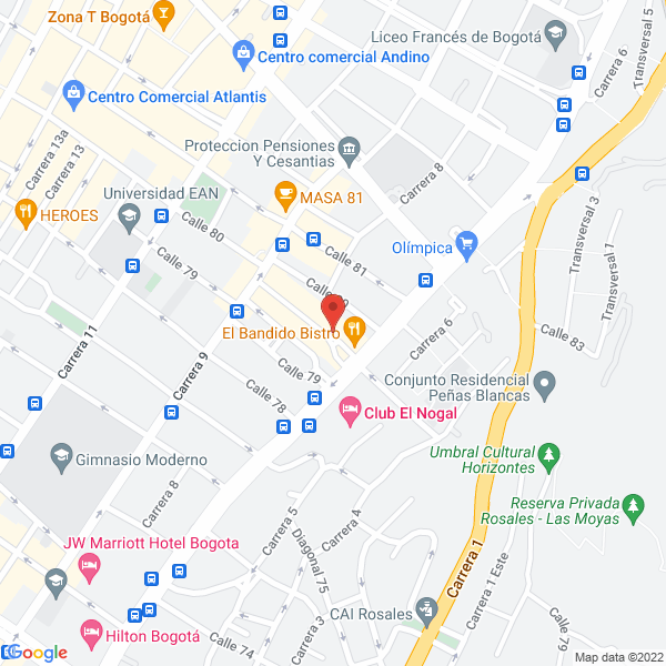 Mapa de Capilla Santa María De Los Angeles