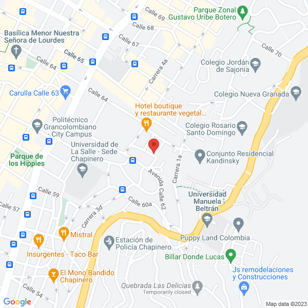 Mapa de Centro De Meditación De Budismo Tibetano Ktc