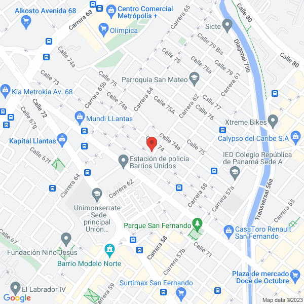 Mapa de Casa Mariño