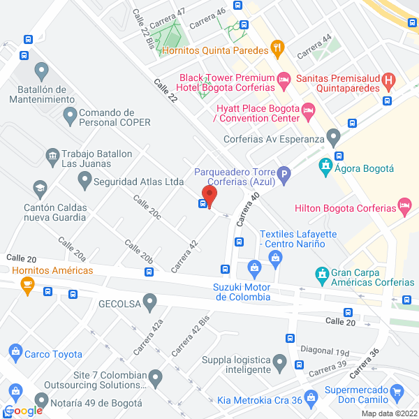 Mapa de Cenipalma