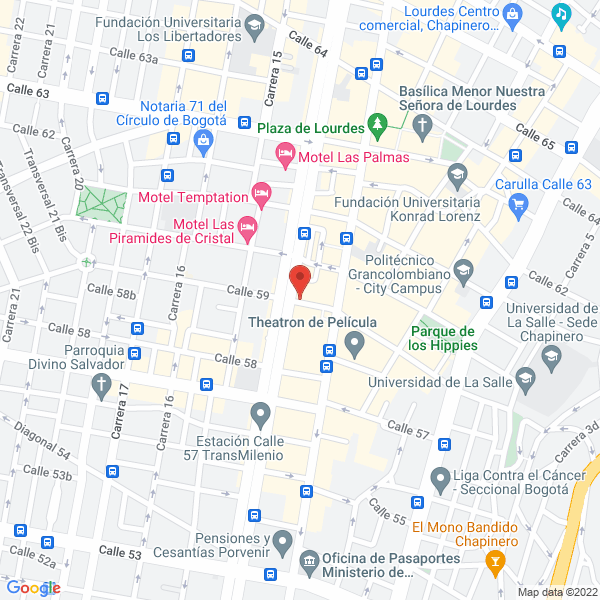 Mapa de Cenprosis Ltda