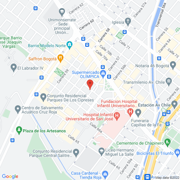 Mapa de Casa Matriz Ltda